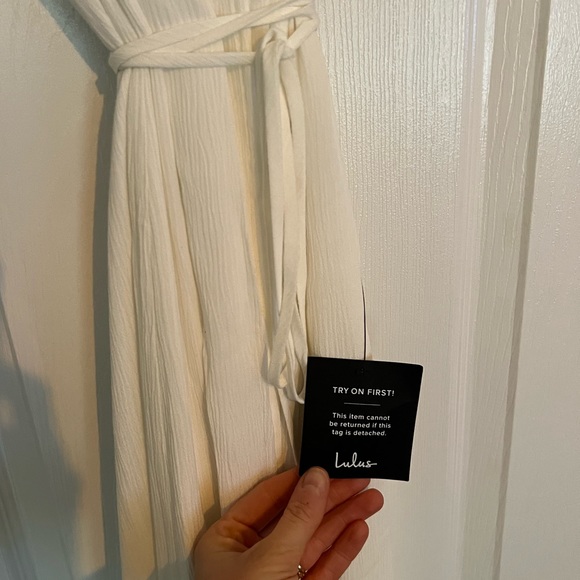 NWT Lulus Wrap Maxi Dress - Picture 4 of 4